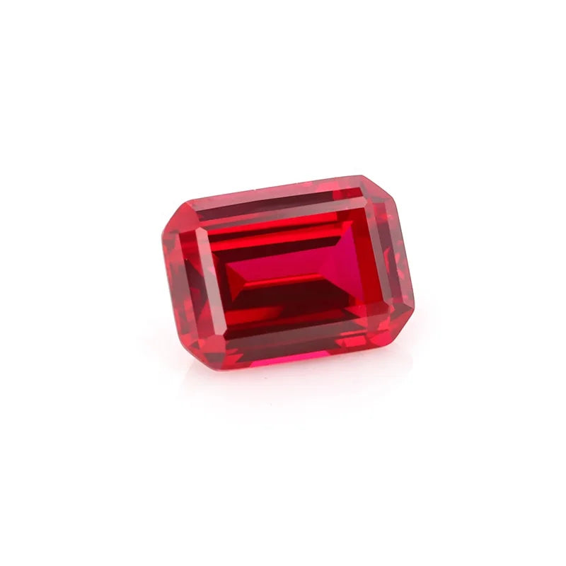 13x18mm Emerald Cut Lab-Grown Ruby (Approx. 15ct)