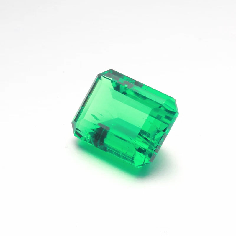 13x18mm Emerald Cut Lab-Grown Emerald (Approx. 15ct)