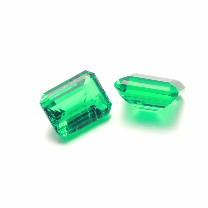 13x18mm Emerald Cut Lab-Grown Emerald (Approx. 15ct)